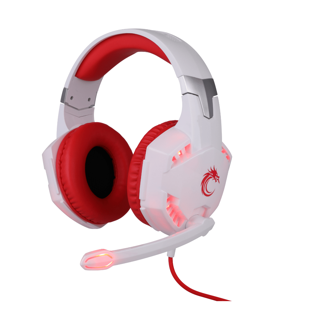 AUDIFONO BLANCO GAMER DRAGON ITAB - Imagen 3
